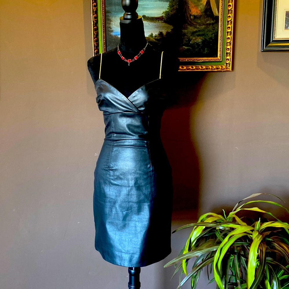 Vintage Leather Dress by J. Roberts